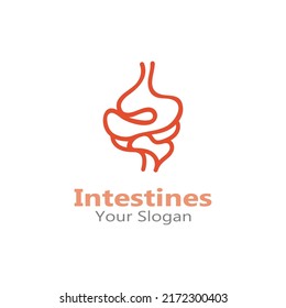 Intestine human Logo Collections digestion Organ medical design