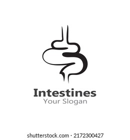 Intestine human Logo Collections digestion Organ medical design