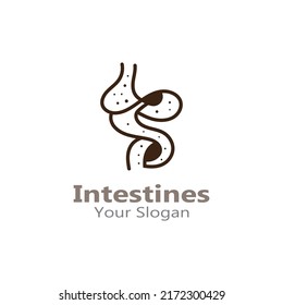 Intestine human Logo Collections digestion Organ medical design