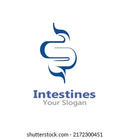 Intestine human Logo Collections digestion Organ medical design