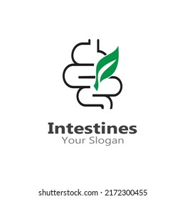 Intestine human Logo Collections digestion Organ medical design