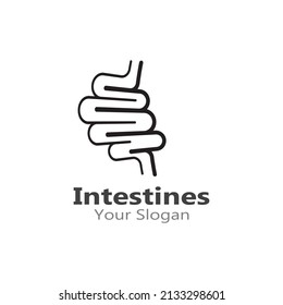 Intestine human Logo Collections Intestine Organ medical design