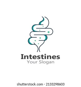 Intestine human Logo Collections Intestine Organ medical design