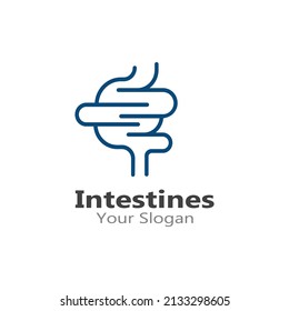 Intestine human Logo Collections Intestine Organ medical design