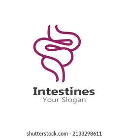 Intestine human Logo Collections Intestine Organ medical design