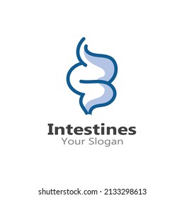 Intestine human Logo Collections Intestine Organ medical design