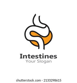 Intestine human Logo Collections Intestine Organ medical design