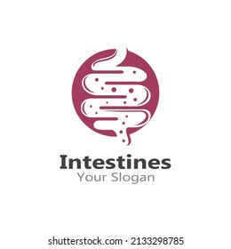 Intestine human Logo Collections Intestine Organ medical design