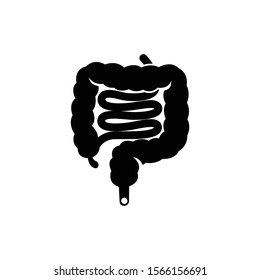 Intestine icon in trendy flat style isolated on white background. Symbol for your web site design, logo, app, UI. Vector illustration, EPS