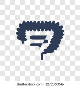 Intestine icon. Trendy Intestine logo concept on transparent background from Health and Medical collection