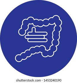 Intestine icon for your project
