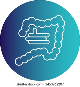 Intestine icon for your project
