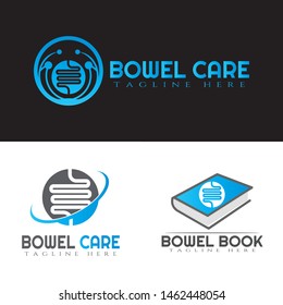 intestine logo collections, human intestine organ symbols. creative vector logo design, bowel logo, healthcare and medical icon, emblem, illustration element