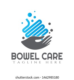 intestine logo, human intestine organ symbols. creative vector logo design, bowel logo, healthcare and medical icon, emblem, illustration element