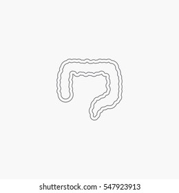 Intestines icon design