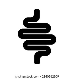 Intestines icon or digestion system symbol. symbol of digestion system flat style. vector illustration .