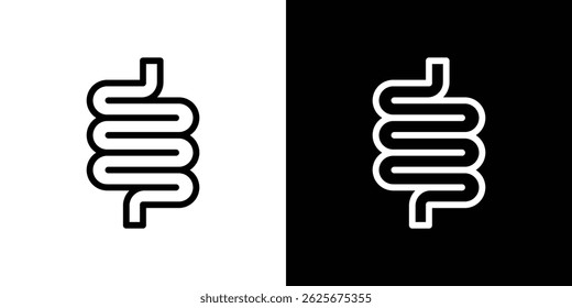 Intestines icon vector collection. vector sign illustration