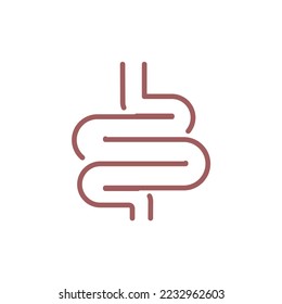 intestines icon vector human organ digestive system