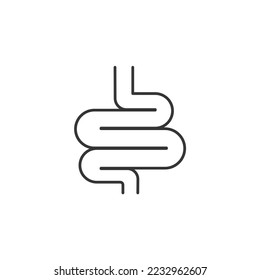 intestines icon vector human organ digestive system