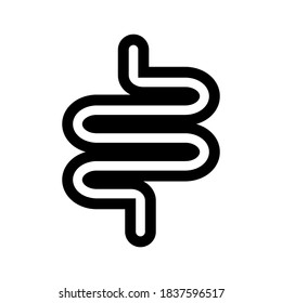 Intestines Icon Vector Digestion System Symbol Stock Vector (Royalty ...