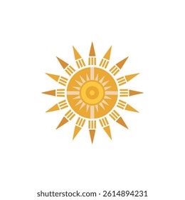 Inti Raymi Icon, Colorful Attire and Crown, Inti Raymi Icon Collection – Colorful Andean Festival Symbols