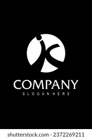  intial JK idea vector logo design