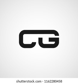 Intial Letter CG Logo Template Design