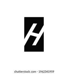 intial letter H logo or icon monogram. EPS 10