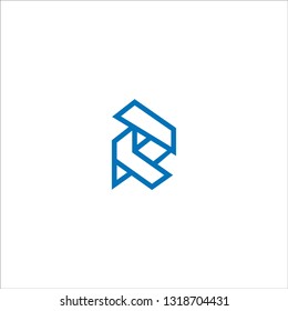 Intial Letter R logo icon design