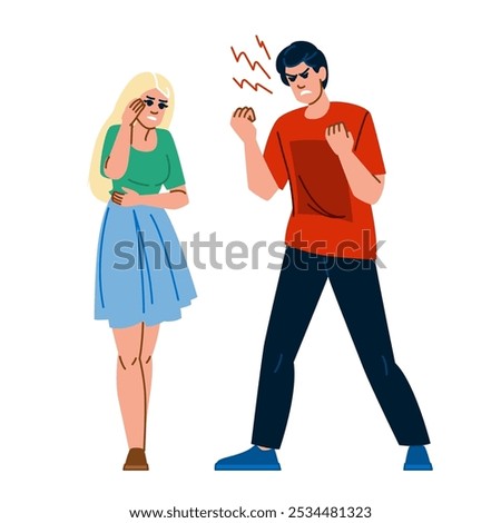 intimacy relationship stress  vector.  jealousy commitment, boundaries expectations, resentment misunderstanding intimacy relationship stress character. people flat cartoon illustration