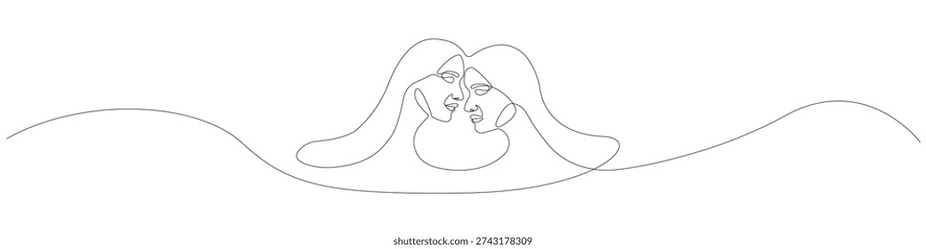 Intimate continuous one line