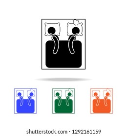 intimate problems of the couple multicolor icons