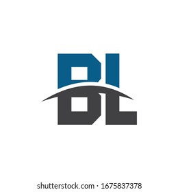 Intitial letter logo B and L, BL/LB monogram logo icon