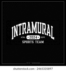 Intramural Team, Sports Team, Sports Emblem, Athletic Department, Intramural, Sport