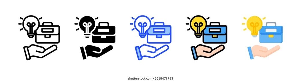 Intrapreneurship Icon Collection With Multiple Styles