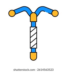 intrauterine device line icon vector. intrauterine device sign. isolated symbol illustration