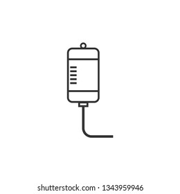 Intravenous icon design template vector isolated illustration