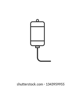Intravenous icon design template vector isolated illustration