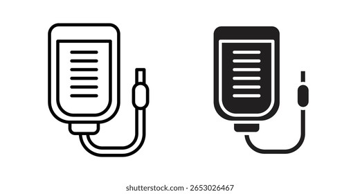 Intravenous icon Logo Design Vector Template Illustration