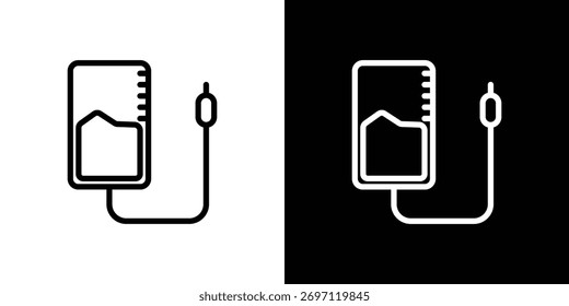 Intravenous icon Logo. Vector Illustration. EPS Illustration.