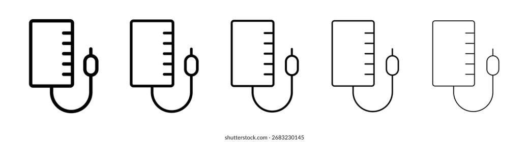 Icono intravenoso para el concepto móvil y el Diseño web.