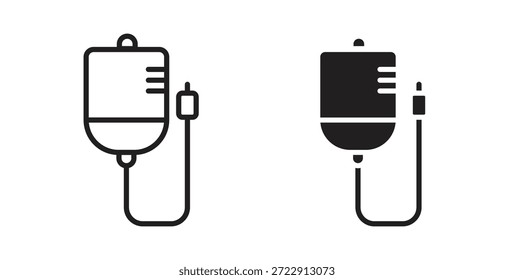 Ícone intravenoso para web e app. ilustração vetorial eps