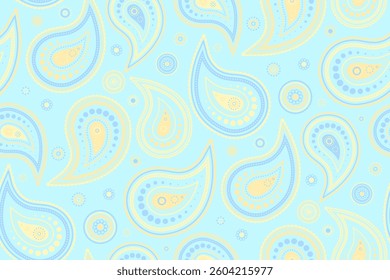 Intricacy picture on stylish creativity. 2025 embellishment, seamless pattern romantic. Tradition herb at boteh victorian. Surreal ornate of decorating vibrant.