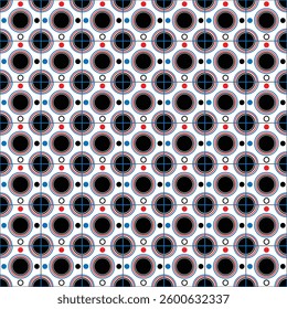 Intricate abstract designs weave together, creating a mesmerizing visual experience