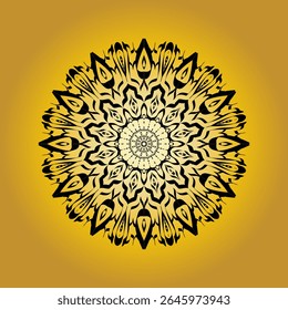 Intricate abstract mandala pattern , perfect for spiritual, decorative, or meditation-themed design backgrounds and prints.