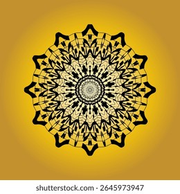 Intricate abstract mandala pattern , perfect for spiritual, decorative, or meditation-themed design backgrounds and prints.