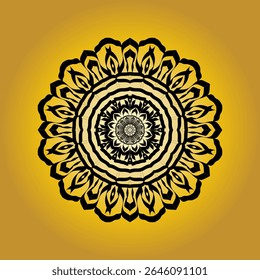 Intricate abstract mandala pattern , perfect for spiritual, decorative, or meditation-themed design backgrounds and prints.