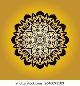 Intricate abstract mandala pattern , perfect for spiritual, decorative, or meditation-themed design backgrounds and prints.