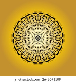 Intricate abstract mandala pattern , perfect for spiritual, decorative, or meditation-themed design backgrounds and prints.