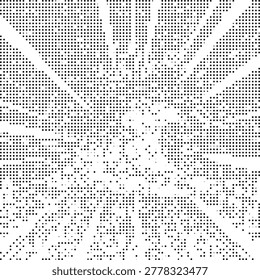 Intricate black and white grid pattern isolated on transparent background - Powered by Shutterstock - Get 15% off with code: PIKWIZARD15